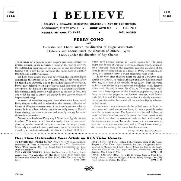 I Believe - Original Long Play 1953
