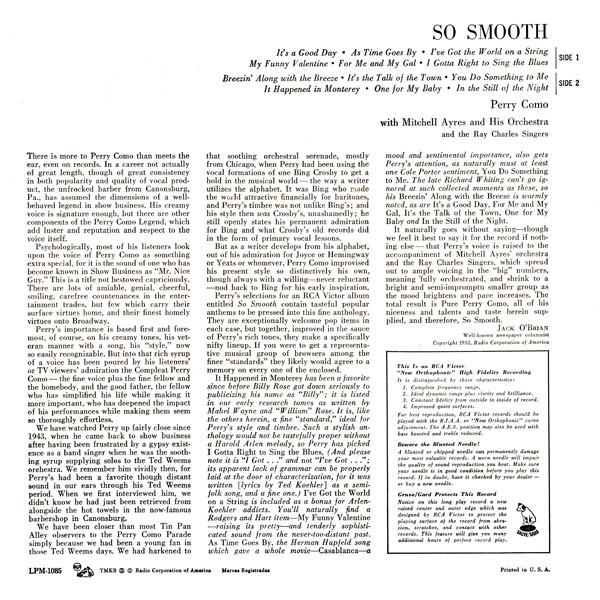 So Smooth ~ original album cover