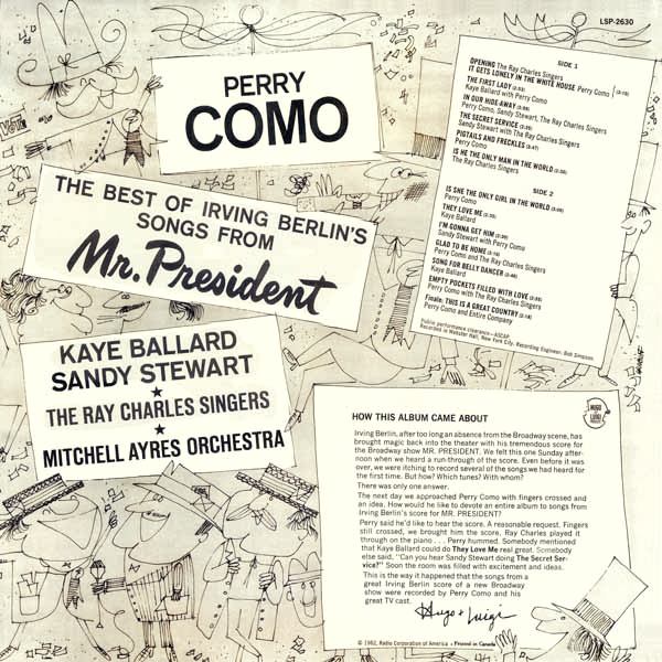 Mr. President ~ original album circa 1962