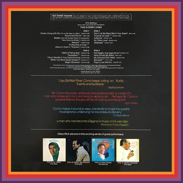 This Is Perry Como Como - Volume One