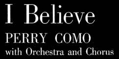 I Believe ~ 1956 EP