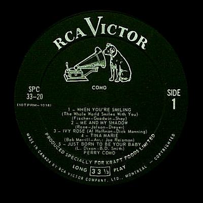 Perry Como Kraft Canada Special