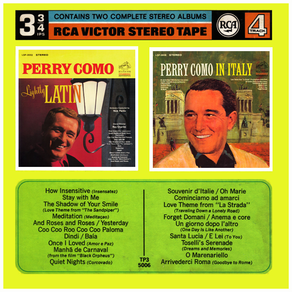 Lightly Latin & Perry Como In Italy