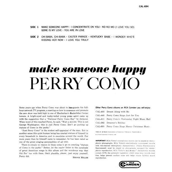 Make Someone Happy - Original Release 1962
