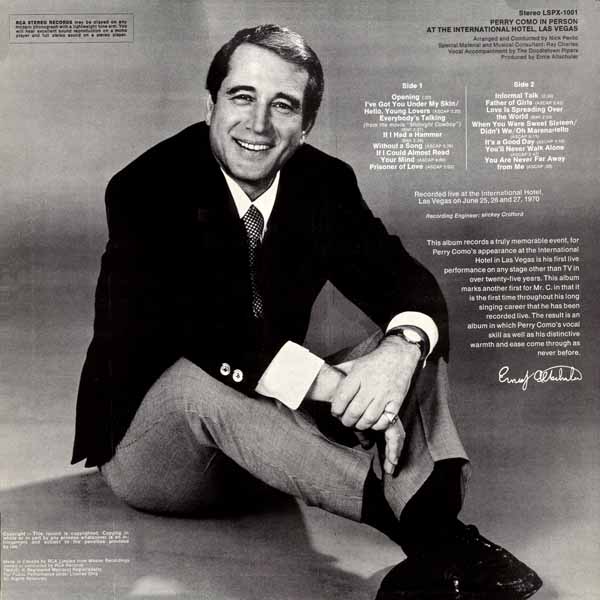 Perry Como In Person - 1970