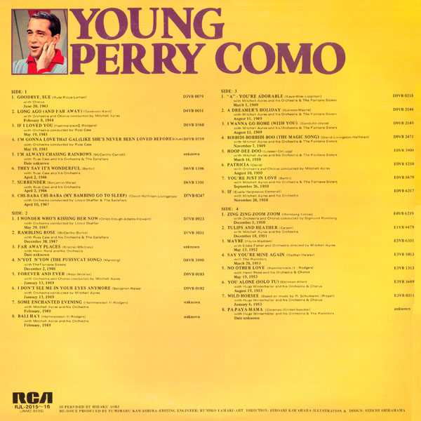 The Young Perry Como ~ Japan