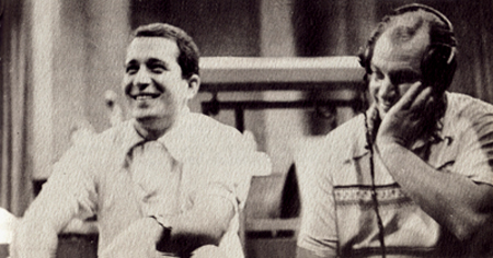 Perry with Mitch Ayres