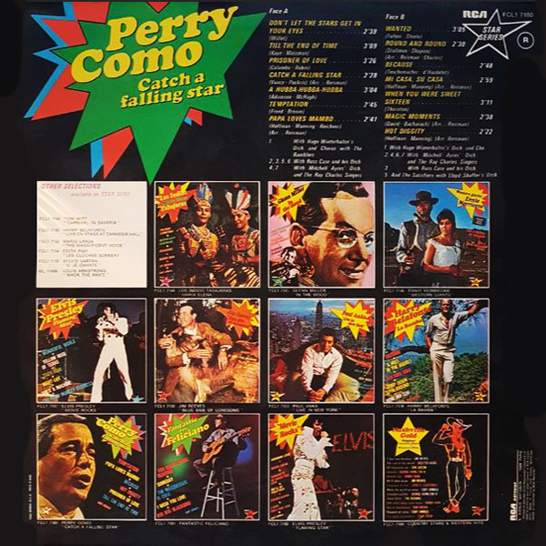 Perry Como - Catch a Falling Star - France