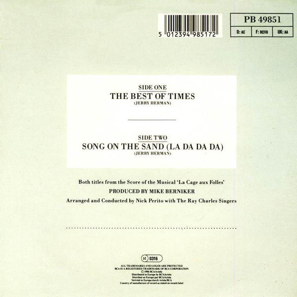 The Best of Times / Song On the Sand