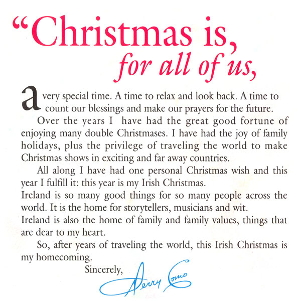 Irish Christmas Concert 'Live' - CD