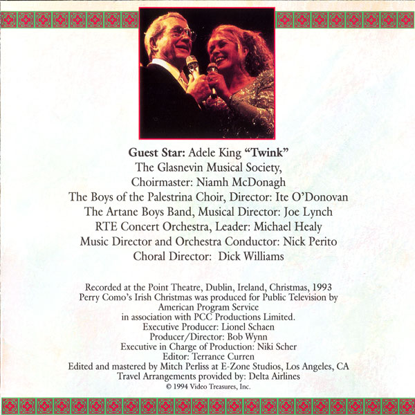 Irish Christmas Concert 'Live' - CD