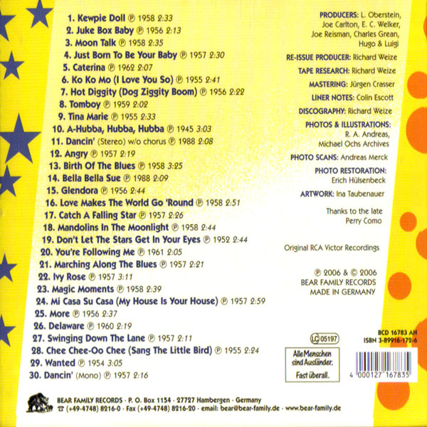 Bear Family - Juke Box Baby CD Compilation 2006