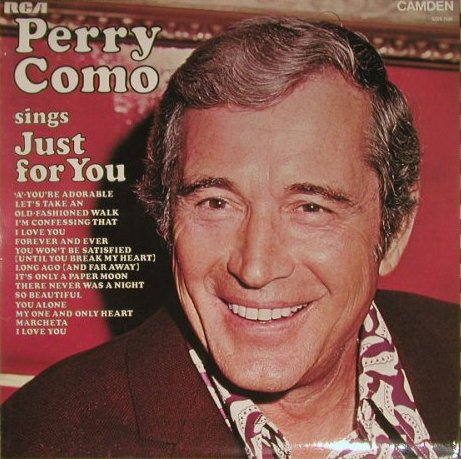 Perry Como Sings Just For You - UK Camden re-release